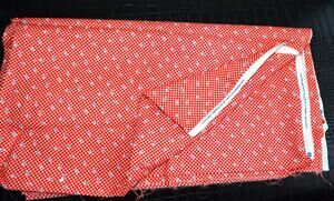 Vintage Cotton Fabric Blue FLORAL Red Whate CHECK Concord 2 Yd 34"/ Wide 44"